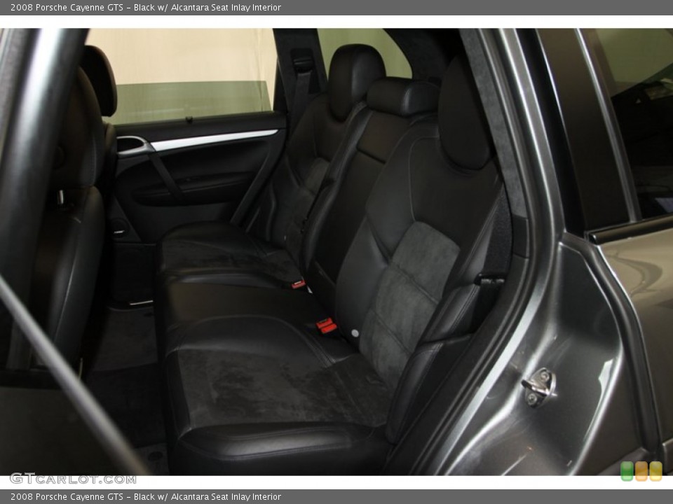 Black w/ Alcantara Seat Inlay Interior Rear Seat for the 2008 Porsche Cayenne GTS #77763433