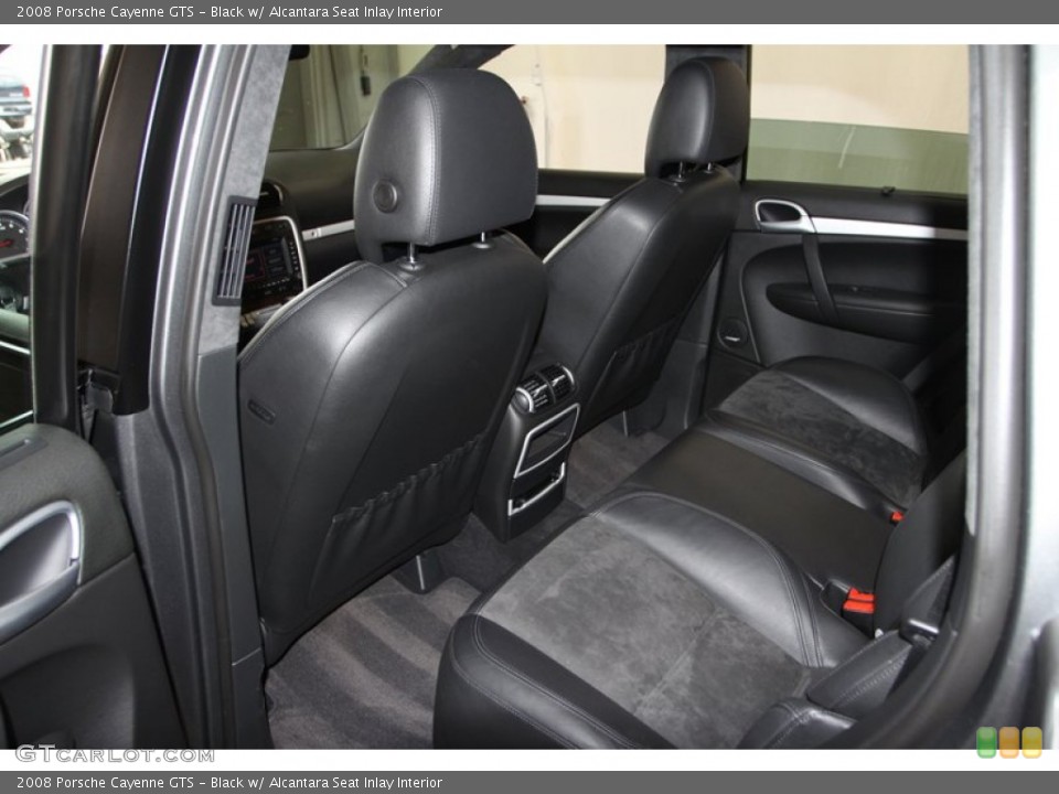 Black w/ Alcantara Seat Inlay Interior Rear Seat for the 2008 Porsche Cayenne GTS #77763453