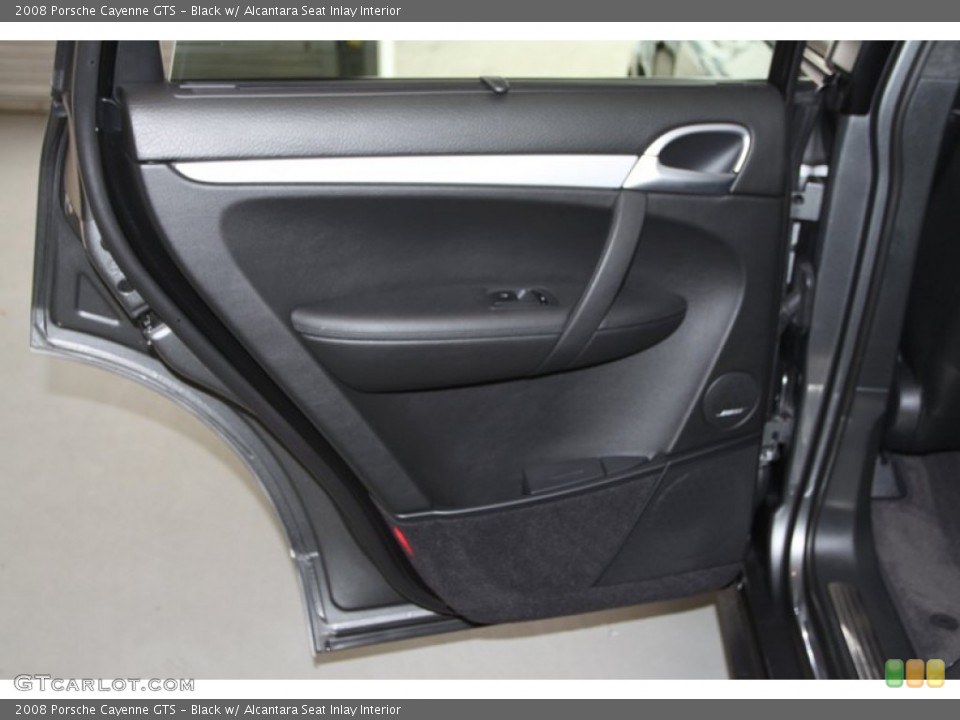 Black w/ Alcantara Seat Inlay Interior Door Panel for the 2008 Porsche Cayenne GTS #77763470