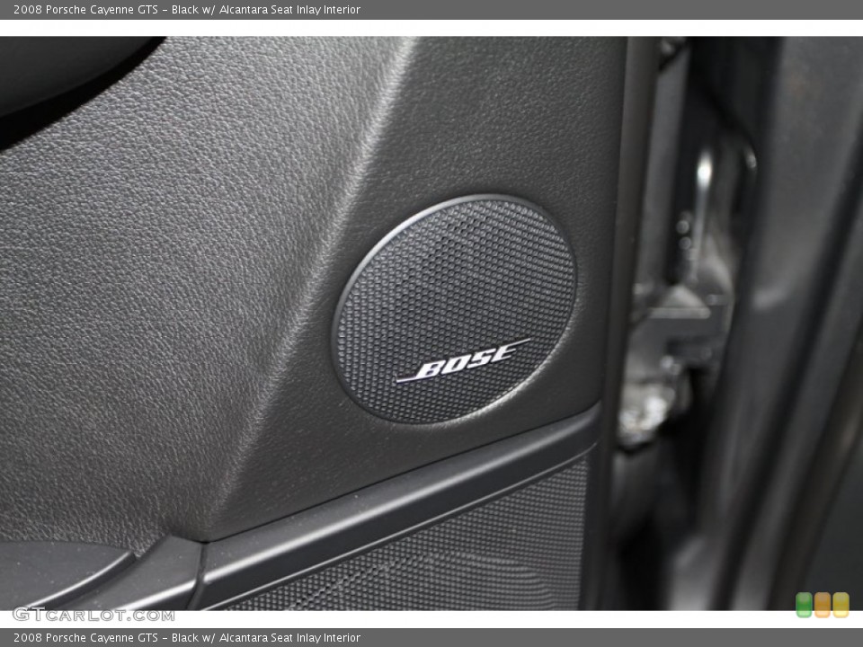Black w/ Alcantara Seat Inlay Interior Audio System for the 2008 Porsche Cayenne GTS #77763496