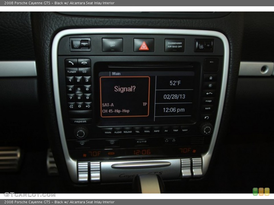 Black w/ Alcantara Seat Inlay Interior Controls for the 2008 Porsche Cayenne GTS #77763634