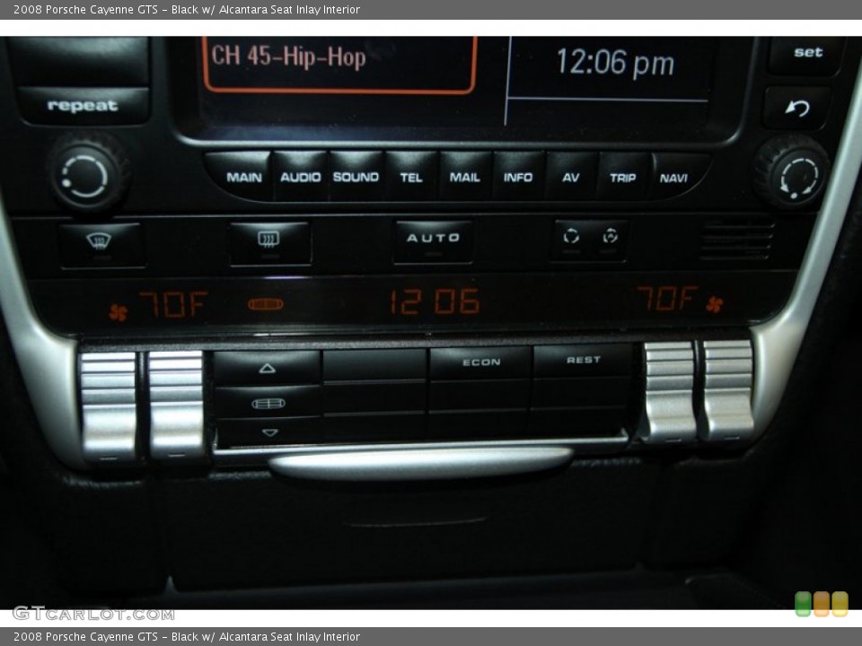 Black w/ Alcantara Seat Inlay Interior Controls for the 2008 Porsche Cayenne GTS #77763722