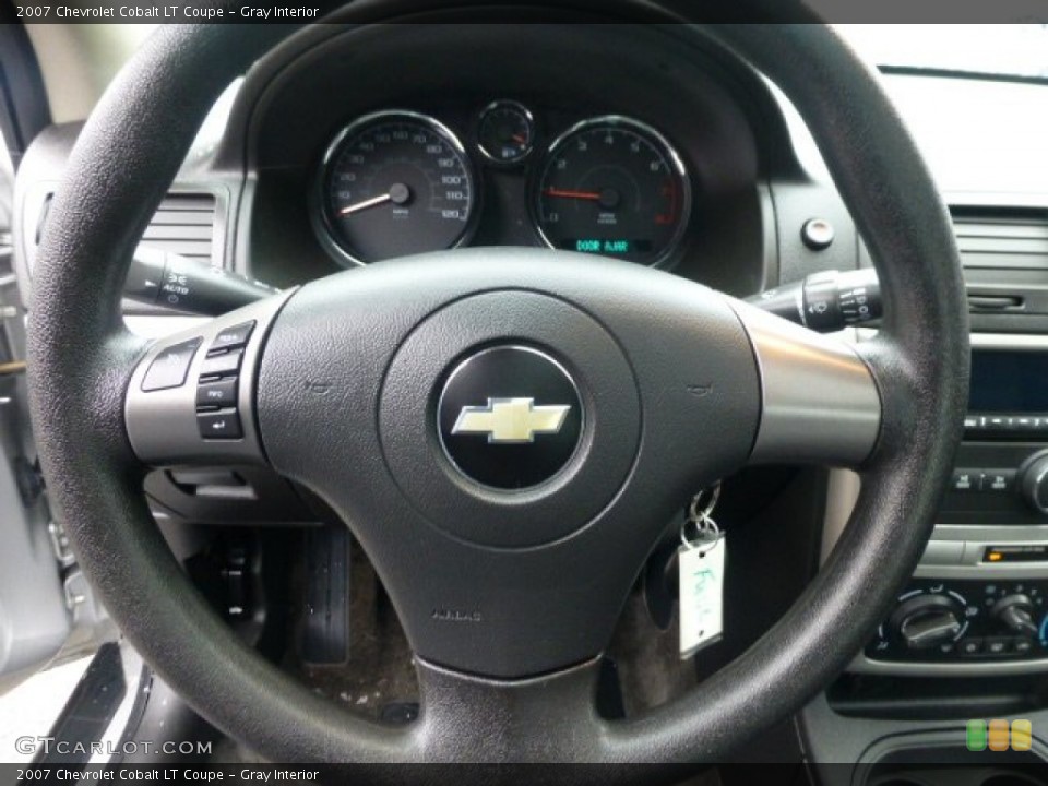Gray Interior Steering Wheel for the 2007 Chevrolet Cobalt LT Coupe #77763749