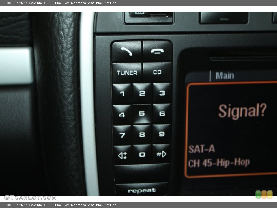 Black w/ Alcantara Seat Inlay Interior Controls for the 2008 Porsche Cayenne GTS #77763758