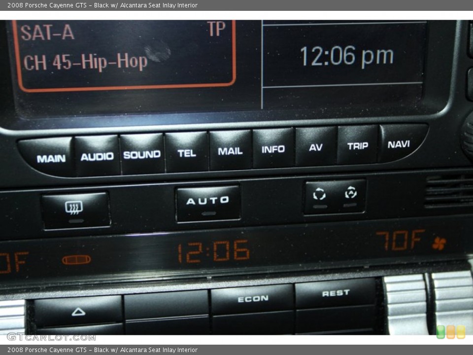 Black w/ Alcantara Seat Inlay Interior Controls for the 2008 Porsche Cayenne GTS #77763785