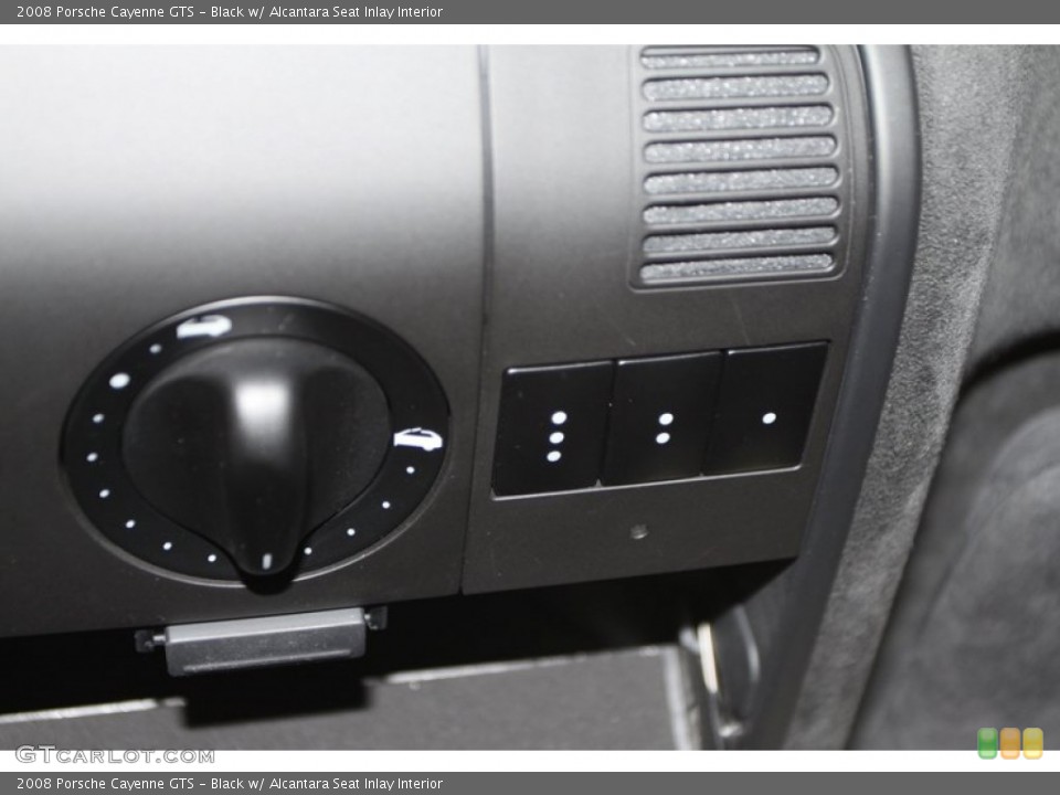 Black w/ Alcantara Seat Inlay Interior Controls for the 2008 Porsche Cayenne GTS #77763911