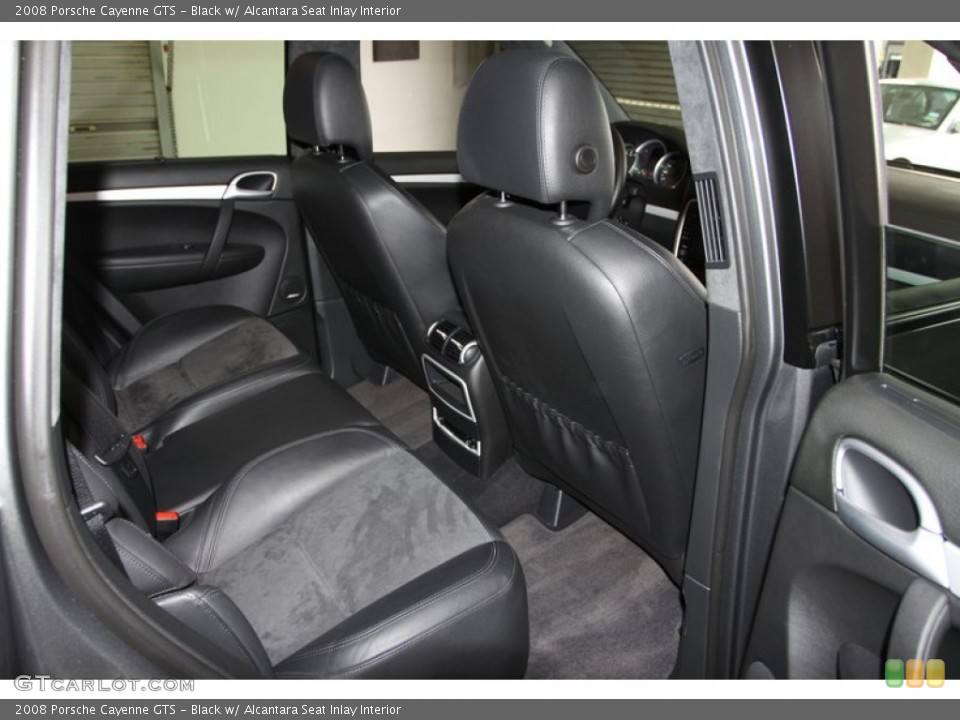Black w/ Alcantara Seat Inlay Interior Rear Seat for the 2008 Porsche Cayenne GTS #77763989