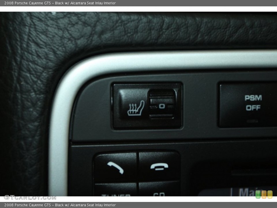 Black w/ Alcantara Seat Inlay Interior Controls for the 2008 Porsche Cayenne GTS #77764165
