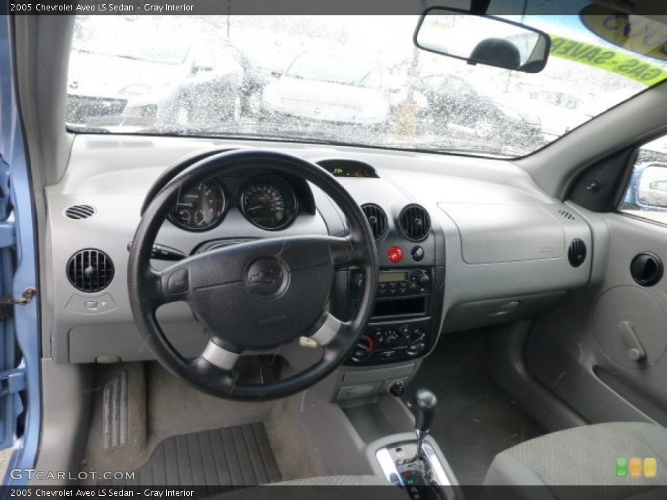 Gray Interior Dashboard for the 2005 Chevrolet Aveo LS Sedan #77764230