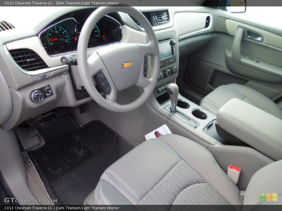 Dark Titanium/Light Titanium Interior Prime Interior for the 2013 Chevrolet Traverse LS #77765051