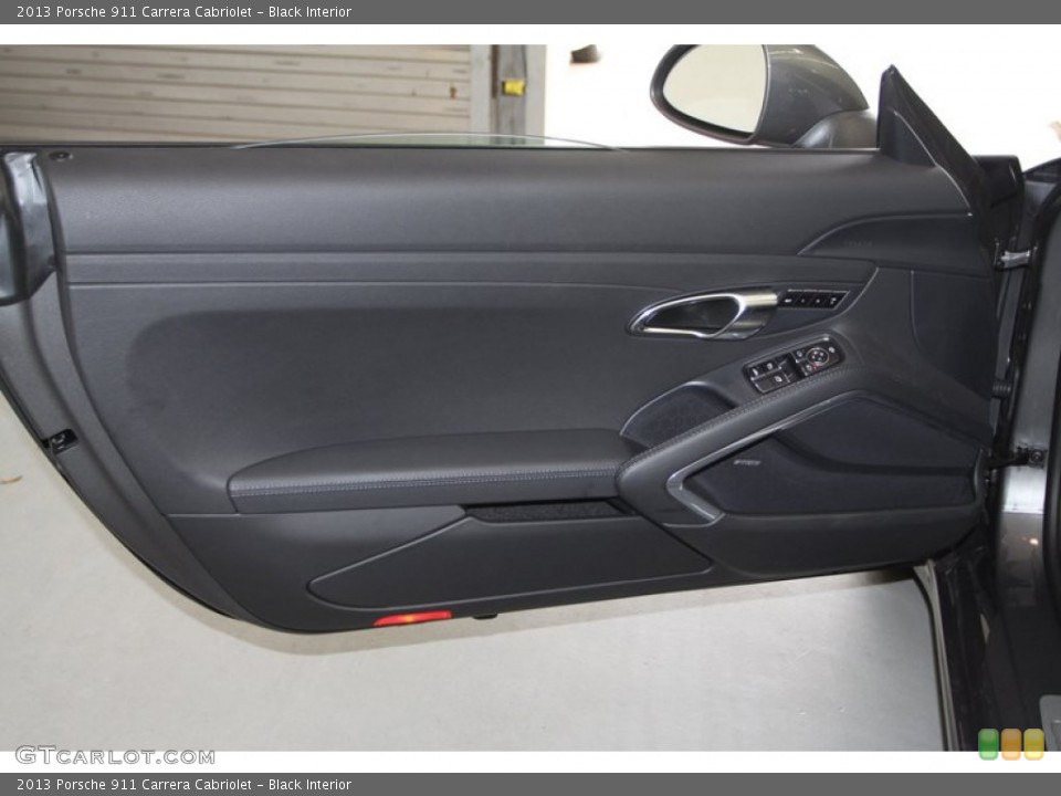 Black Interior Door Panel for the 2013 Porsche 911 Carrera Cabriolet #77765594