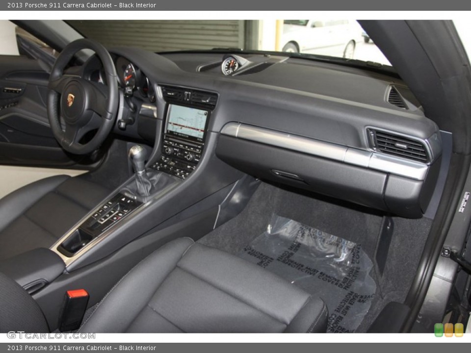Black Interior Dashboard for the 2013 Porsche 911 Carrera Cabriolet #77766080