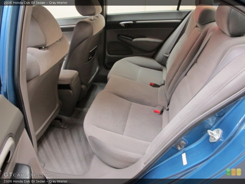 Gray Interior Rear Seat for the 2006 Honda Civic EX Sedan #77766549