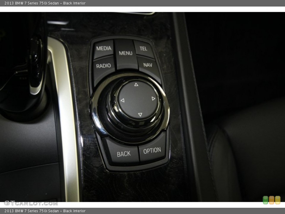 Black Interior Controls for the 2013 BMW 7 Series 750i Sedan #77766601