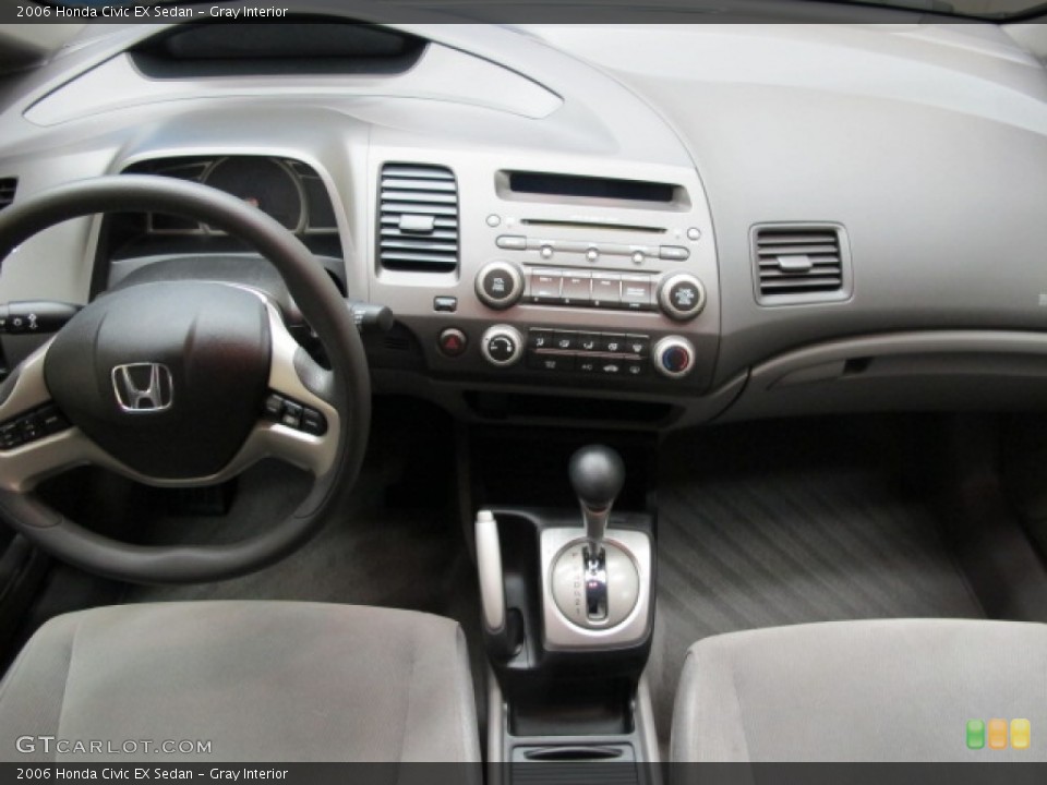 Gray Interior Dashboard for the 2006 Honda Civic EX Sedan #77766716