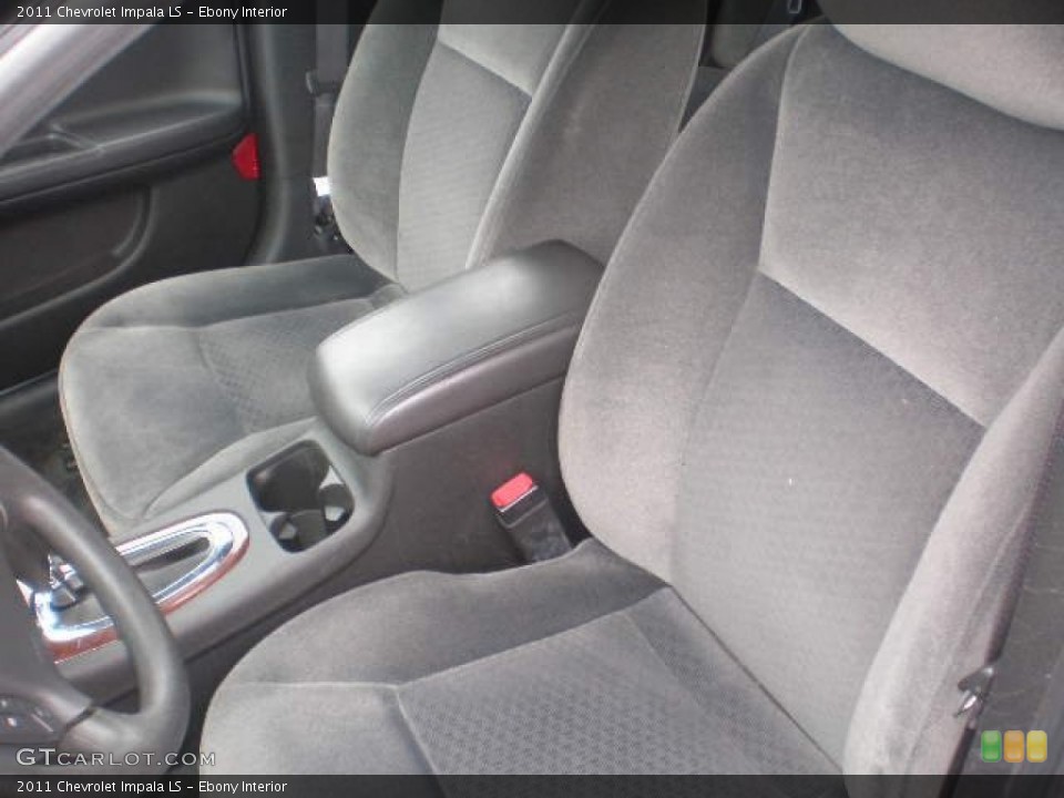 Ebony Interior Front Seat for the 2011 Chevrolet Impala LS #77767085