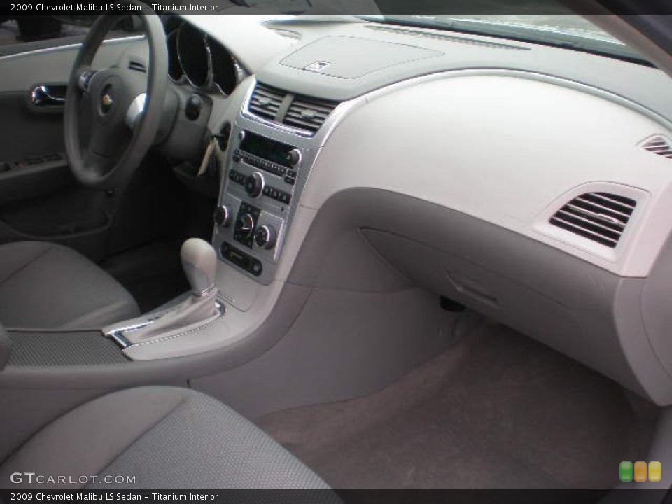 Titanium Interior Dashboard for the 2009 Chevrolet Malibu LS Sedan #77767217