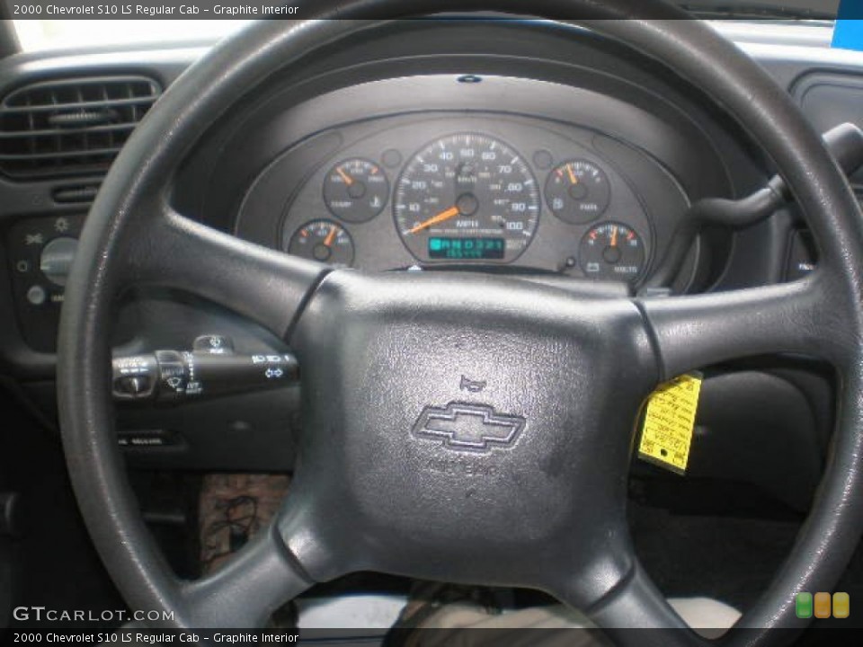 Graphite Interior Steering Wheel for the 2000 Chevrolet S10 LS Regular Cab #77767598