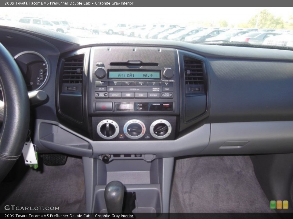 Graphite Gray Interior Controls for the 2009 Toyota Tacoma V6 PreRunner Double Cab #77768379