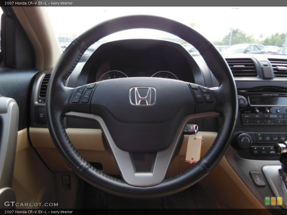 Ivory Interior Steering Wheel for the 2007 Honda CR-V EX-L #77768714