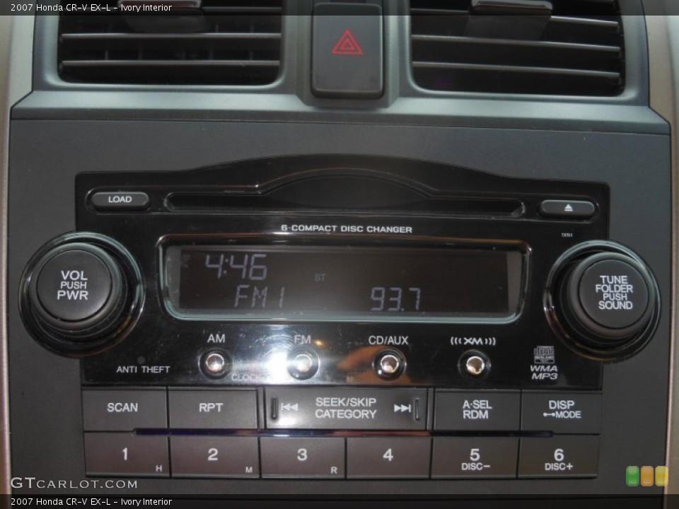 Ivory Interior Audio System for the 2007 Honda CR-V EX-L #77768804