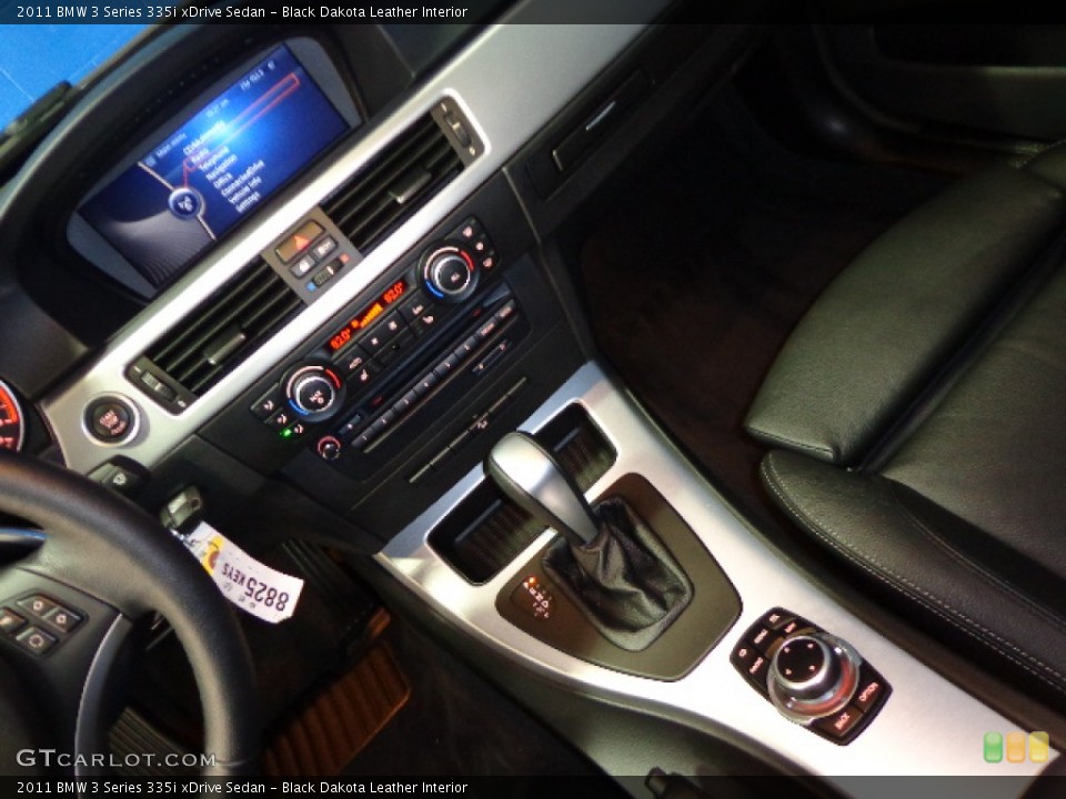 Black Dakota Leather Interior Controls for the 2011 BMW 3 Series 335i xDrive Sedan #77769319