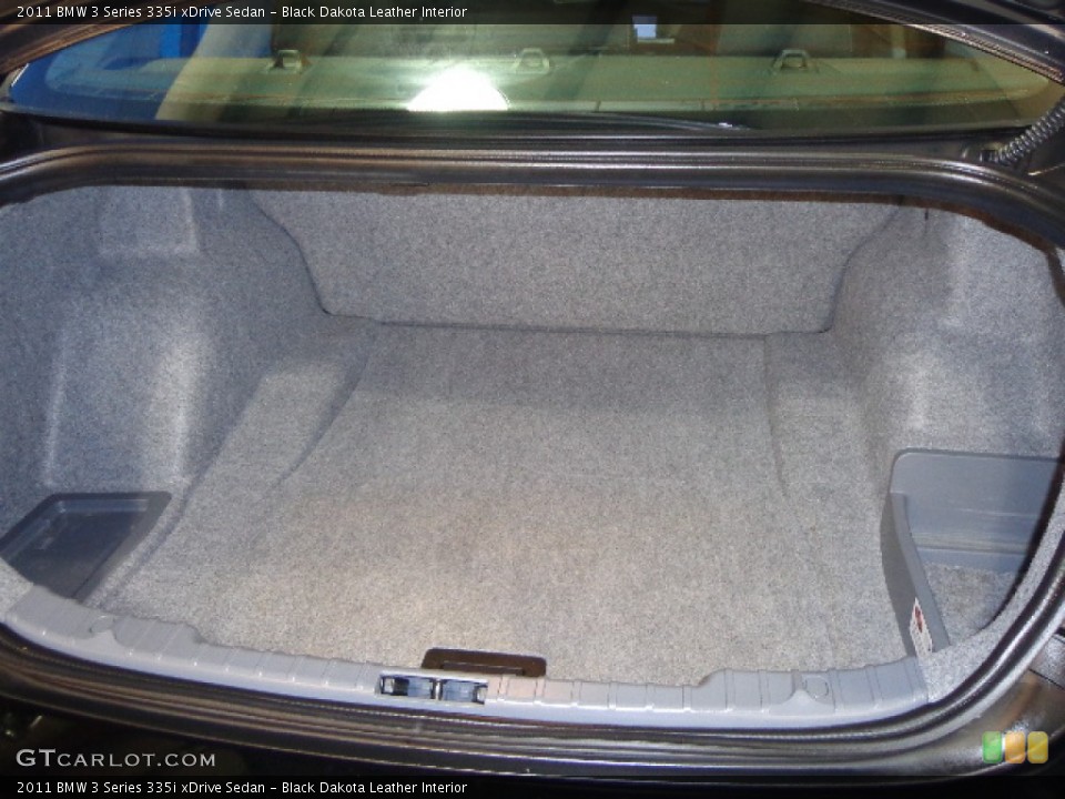 Black Dakota Leather Interior Trunk for the 2011 BMW 3 Series 335i xDrive Sedan #77769570