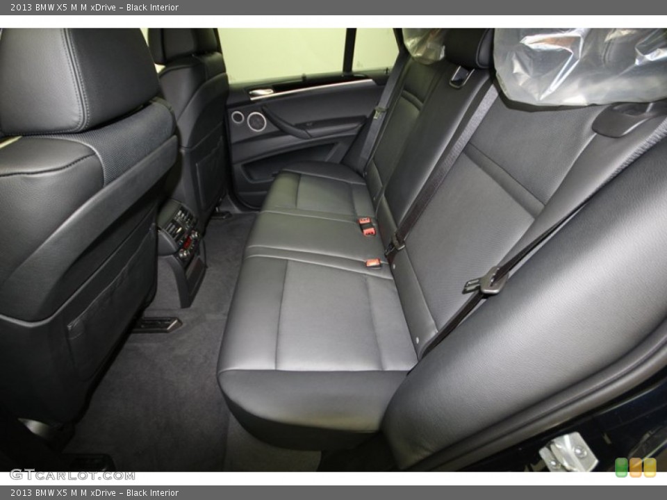 Black Interior Rear Seat for the 2013 BMW X5 M M xDrive #77770096