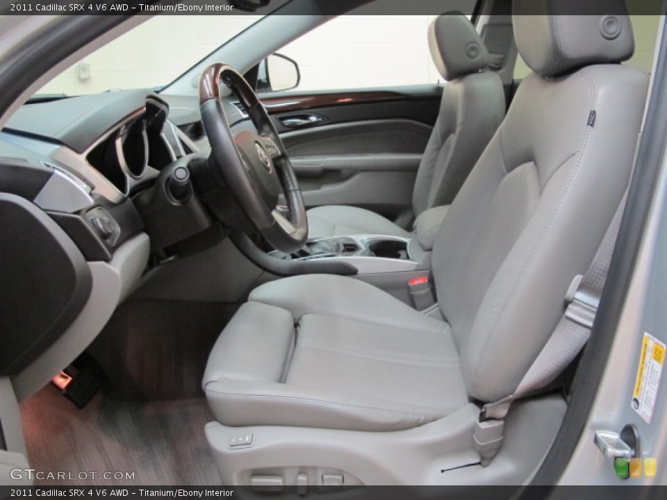 Titanium/Ebony Interior Front Seat for the 2011 Cadillac SRX 4 V6 AWD #77770145
