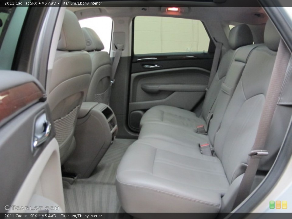 Titanium/Ebony Interior Rear Seat for the 2011 Cadillac SRX 4 V6 AWD #77770191