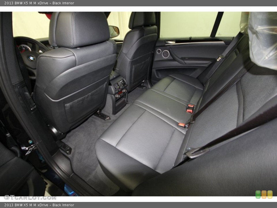 Black Interior Rear Seat for the 2013 BMW X5 M M xDrive #77770369