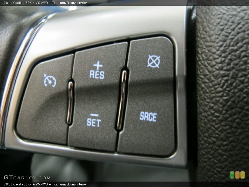 Titanium/Ebony Interior Controls for the 2011 Cadillac SRX 4 V6 AWD #77770529