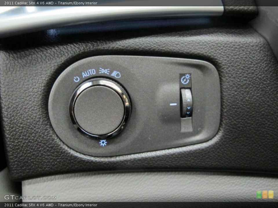 Titanium/Ebony Interior Controls for the 2011 Cadillac SRX 4 V6 AWD #77770608