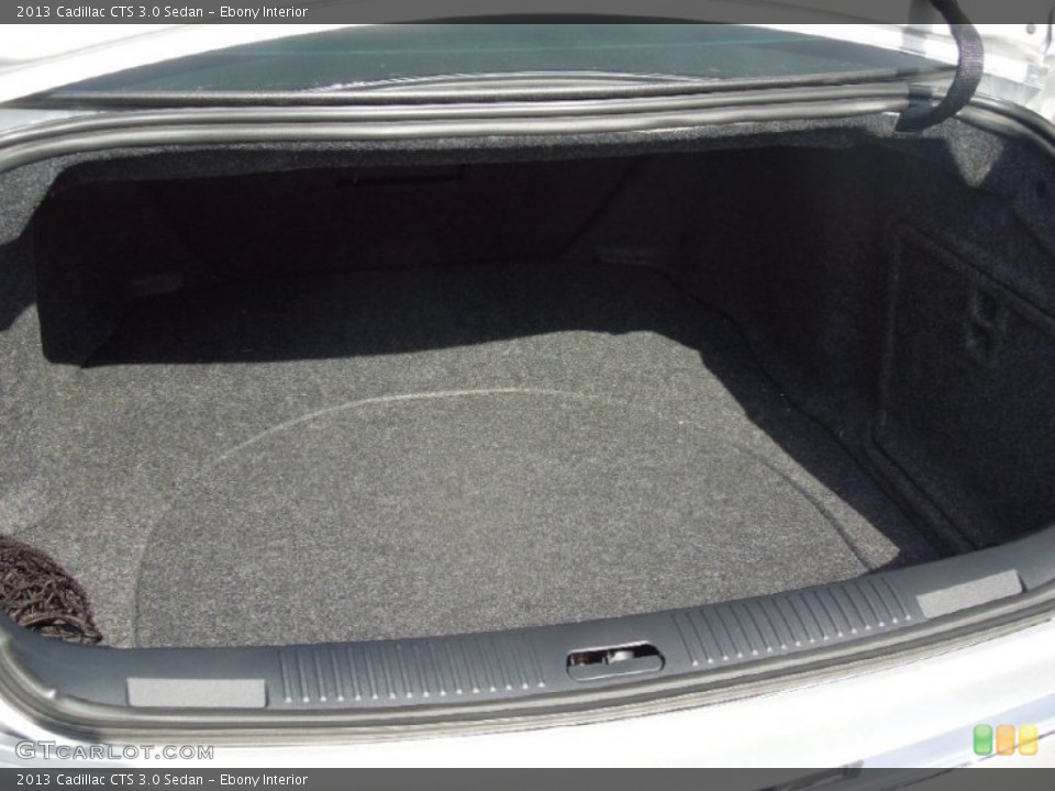 Ebony Interior Trunk for the 2013 Cadillac CTS 3.0 Sedan #77771169