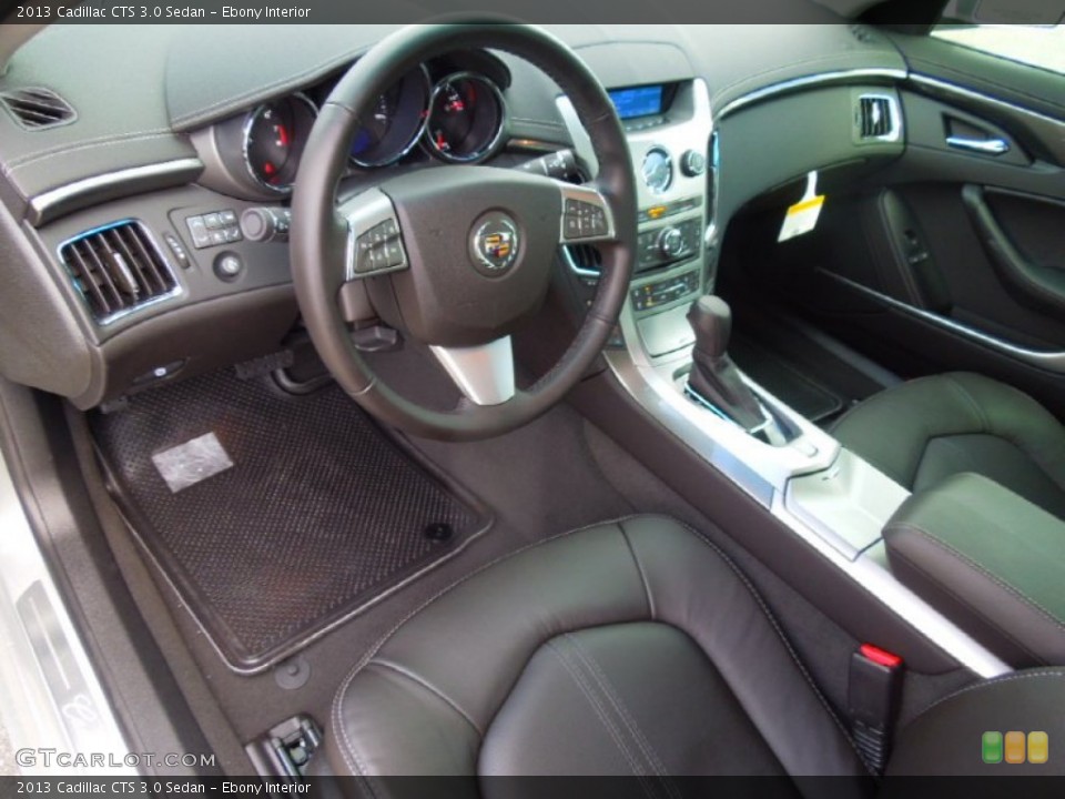 Ebony Interior Prime Interior for the 2013 Cadillac CTS 3.0 Sedan #77771273