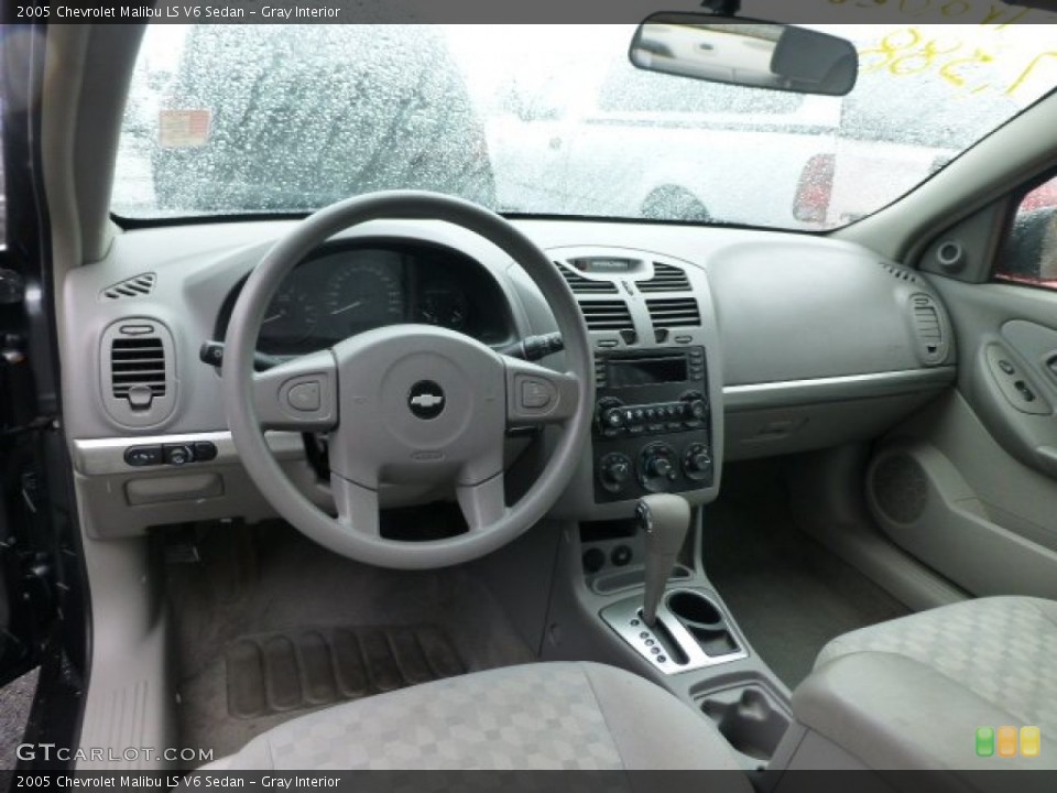 Gray Interior Prime Interior for the 2005 Chevrolet Malibu LS V6 Sedan #77771342