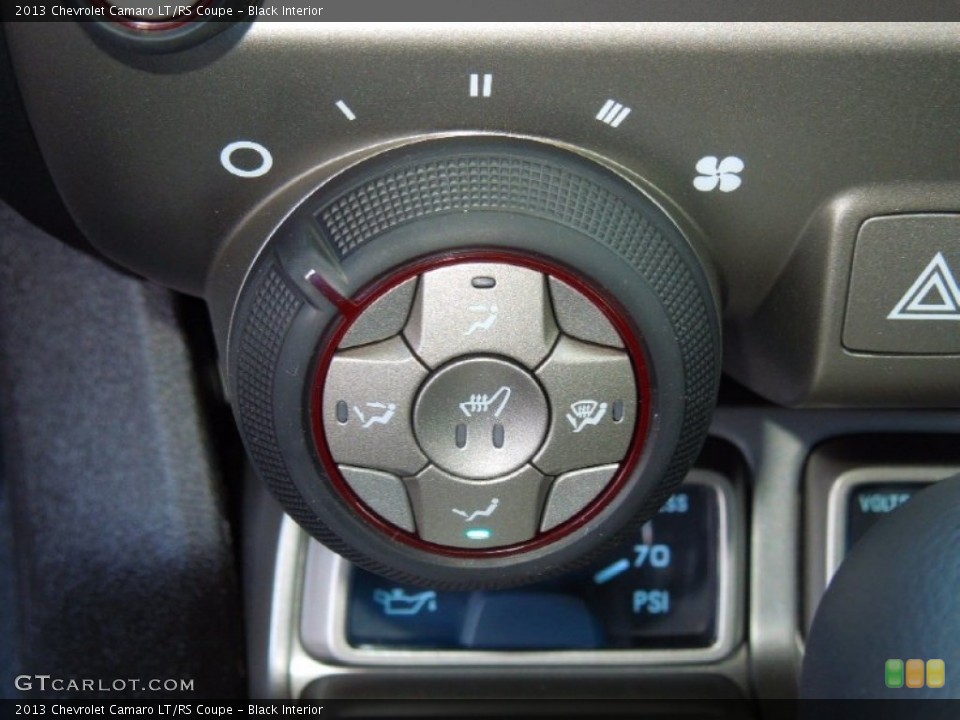 Black Interior Controls for the 2013 Chevrolet Camaro LT/RS Coupe #77771617