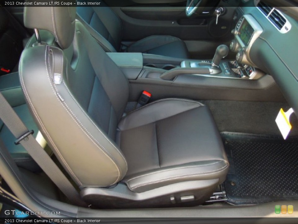 Black Interior Front Seat for the 2013 Chevrolet Camaro LT/RS Coupe #77771777
