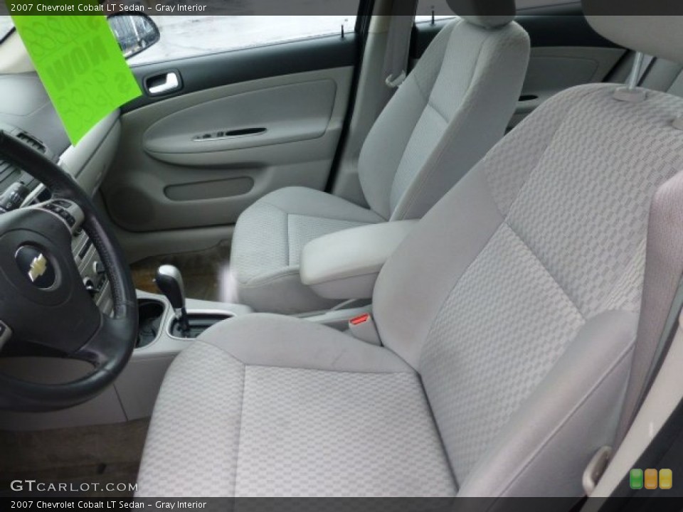 Gray Interior Front Seat for the 2007 Chevrolet Cobalt LT Sedan #77772056