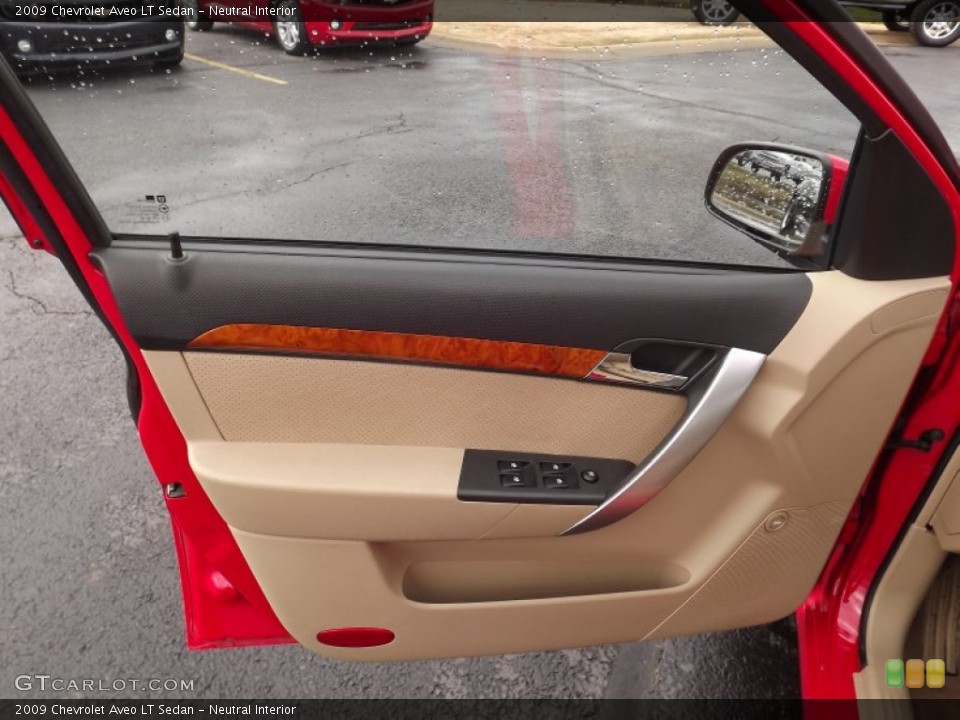 Neutral Interior Door Panel for the 2009 Chevrolet Aveo LT Sedan #77772368