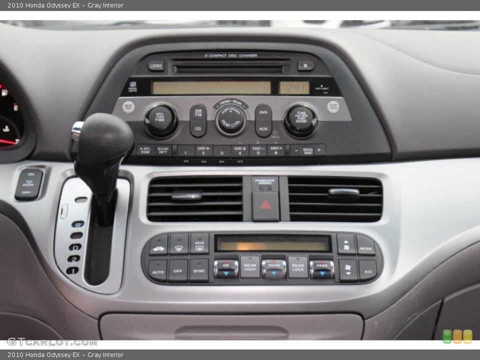 Gray Interior Controls for the 2010 Honda Odyssey EX #77773145