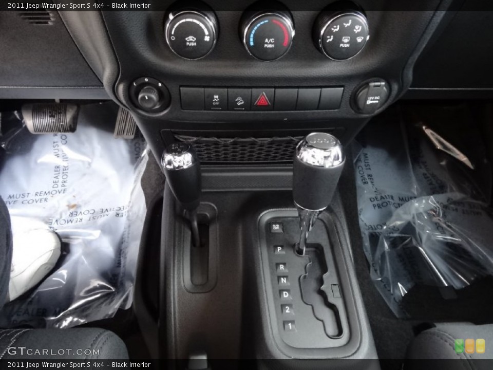 Black Interior Transmission for the 2011 Jeep Wrangler Sport S 4x4 #77773865
