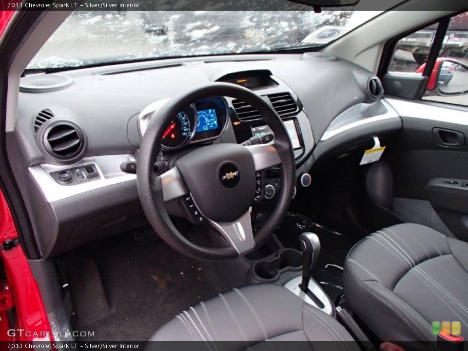 Silver/Silver Interior Prime Interior for the 2013 Chevrolet Spark LT #77773977