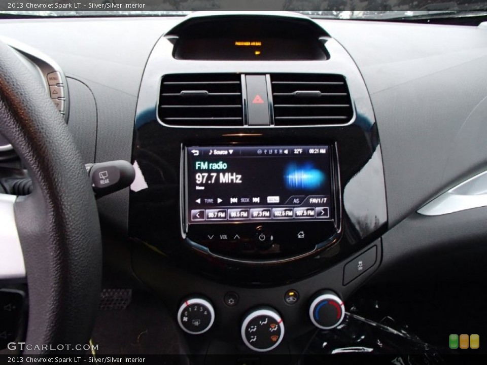 Silver/Silver Interior Controls for the 2013 Chevrolet Spark LT #77774093