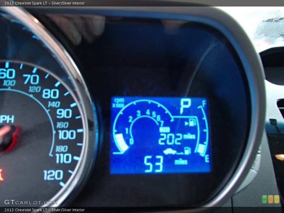 Silver/Silver Interior Gauges for the 2013 Chevrolet Spark LT #77774159