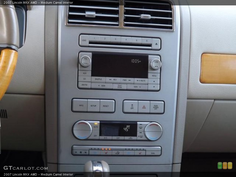 Medium Camel Interior Controls for the 2007 Lincoln MKX AWD #77774225