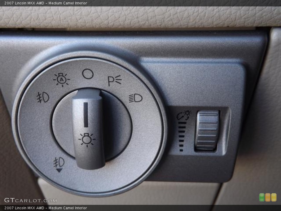 Medium Camel Interior Controls for the 2007 Lincoln MKX AWD #77774295