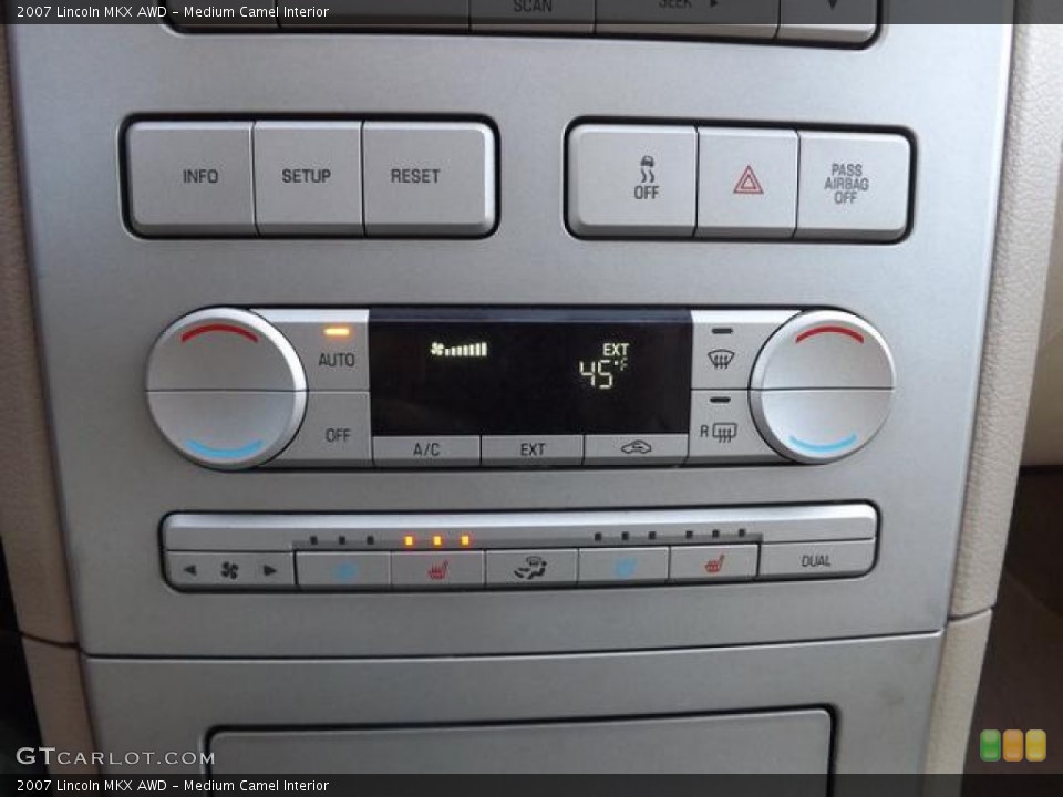 Medium Camel Interior Controls for the 2007 Lincoln MKX AWD #77774387