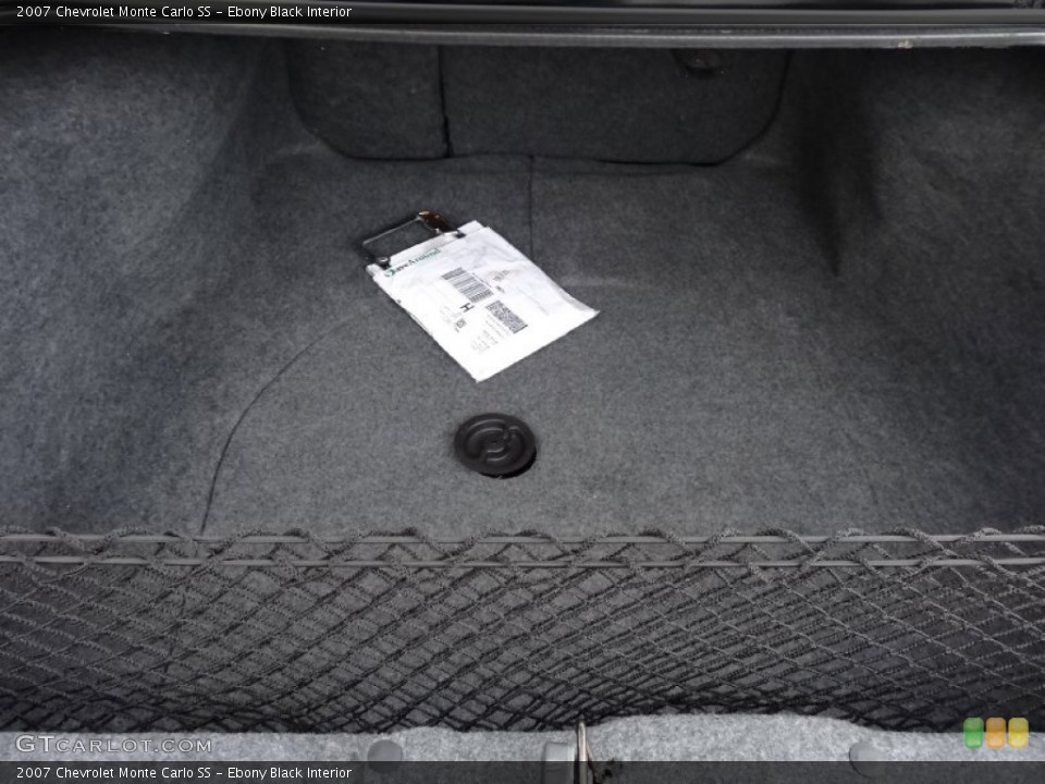 Ebony Black Interior Trunk for the 2007 Chevrolet Monte Carlo SS #77774393