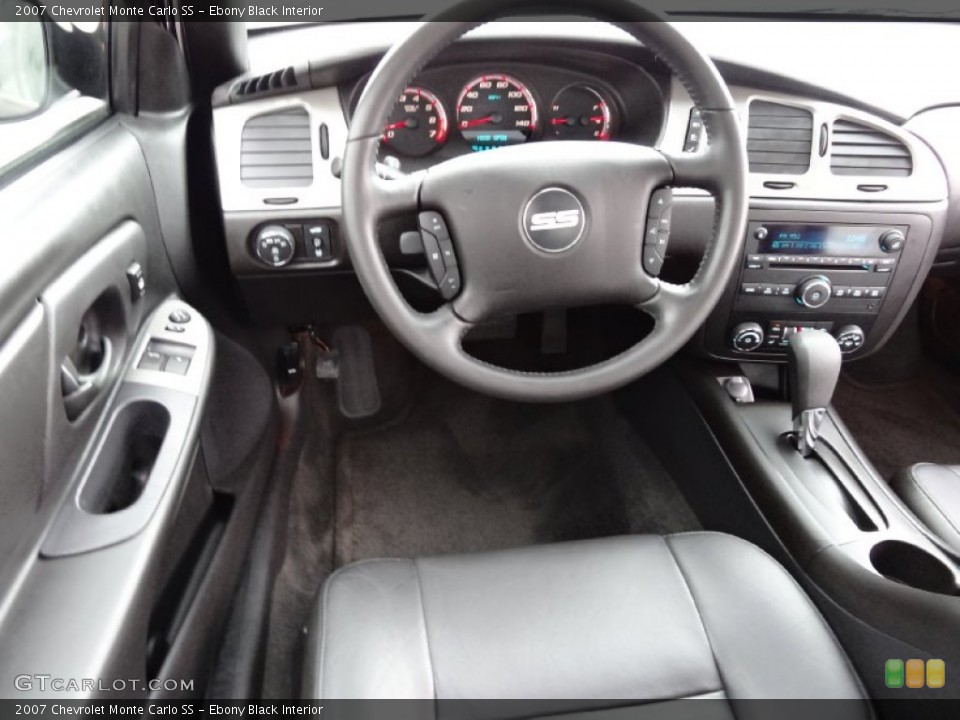 Ebony Black Interior Dashboard for the 2007 Chevrolet Monte Carlo SS #77774417